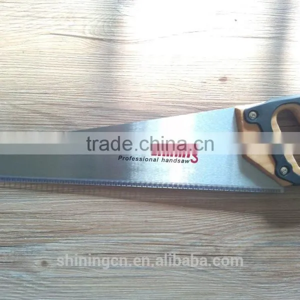 450mm Hand Saw With Wood and Rubber Handle/ Hot Selling Hand Saw photo-3
