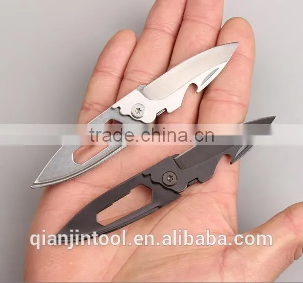 QJT-K02 Hot Sale Keychain Design Camping Knife Multi Function Outdoor Knife photo-4