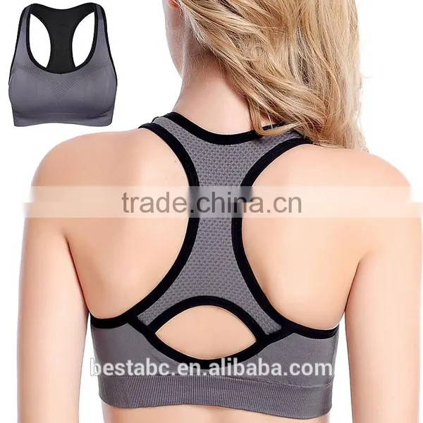 High Support Molded Cups Fashion Girls Hot Sexy Sports Bra photo-2