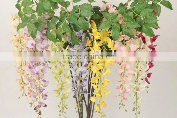 27434 Silk Artificial Wistaria Used in Restaurant Decoration, Wedding Decoration, Interior Decoration in European and American