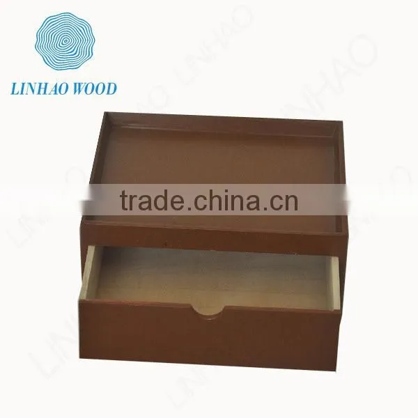 Factory Price High Quality Wooden Tea Box Sliding , Wooden Tea Box With a Drawer photo-4
