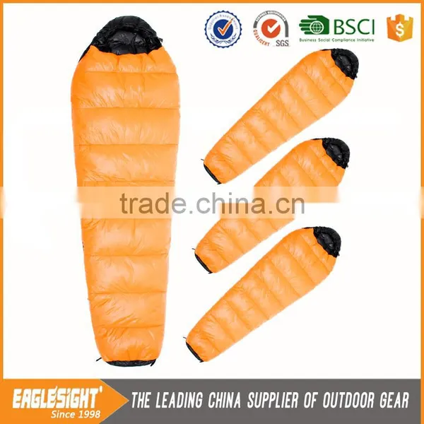 2017 Yellow Premium Quality Duck Down Sleeping Bag For Adult photo-3