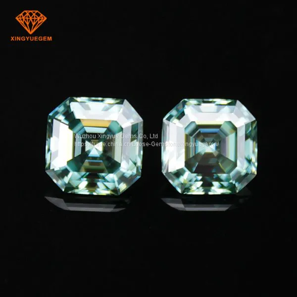 Top Quality VVS Wholesale Asscher Machine Cut Diamond Loose Moissanite