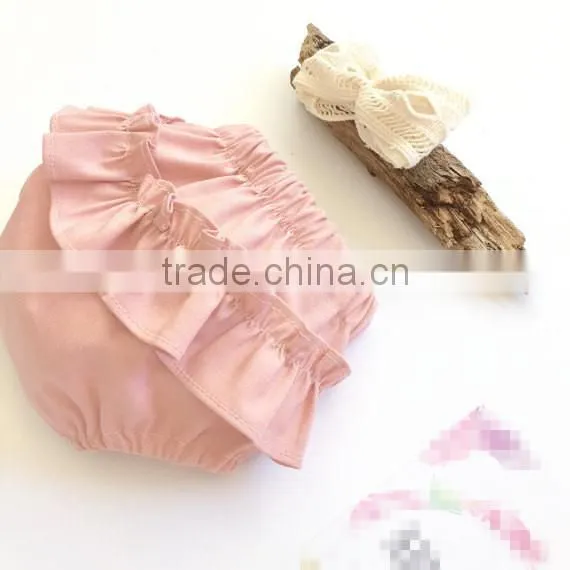 Top Quality Cotton Shorts Plain White Kids Underwear Infant Baby Bloomer photo-4