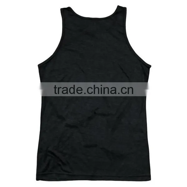 Wholesale 3d Design Mens Fitness 100 Polyester All Over Sublimation Tank Top photo-4