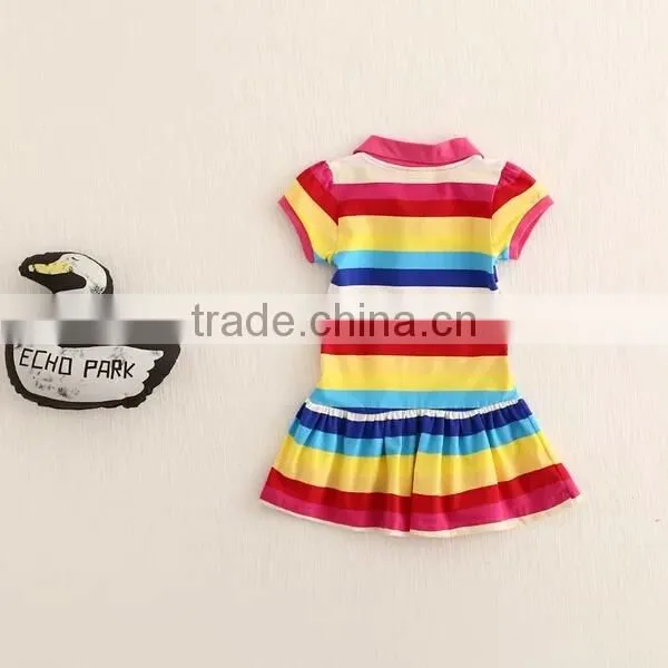 Summer Dresses Pig Printed Cotton Dresses Cute Baby Girls Dresses photo-4