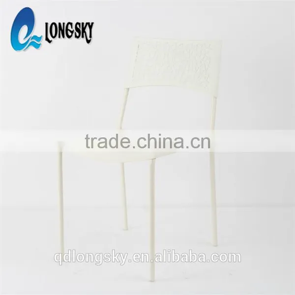 LS-4008 Cheap Outdoor Colourful Stacking Plastic Garden Chair Dining Chair Plastic Patio Chair photo-4