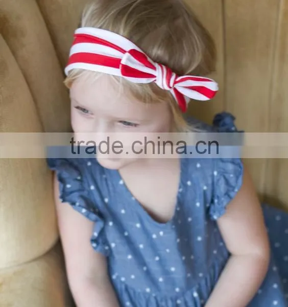 Wholesale Top Baby Knotted Hair Headband Cotton Headbands photo-3