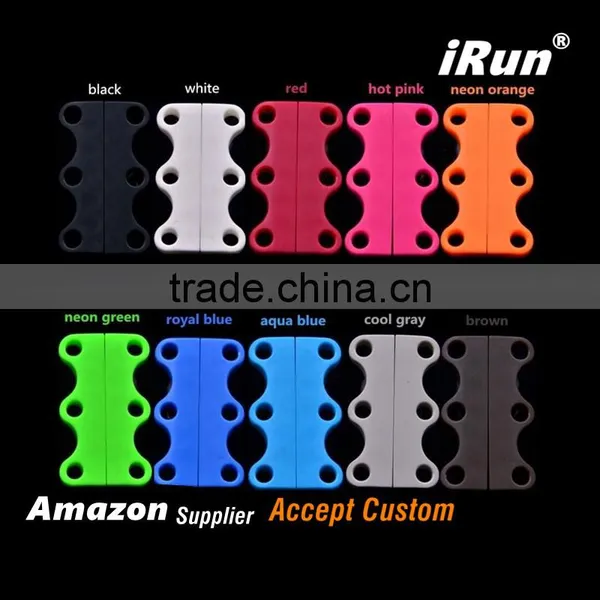 Custom Shoe Lace Locks Closures - NO TIE Shoelaces Lock Lace Buckles - Easy Shoe Laces Kids No Lace Shoes - 10 Colors photo-4