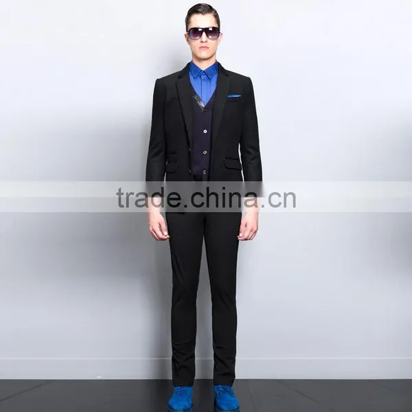 Bespoke Stylish Men Pants Suits Slim Fit Blazer photo-2