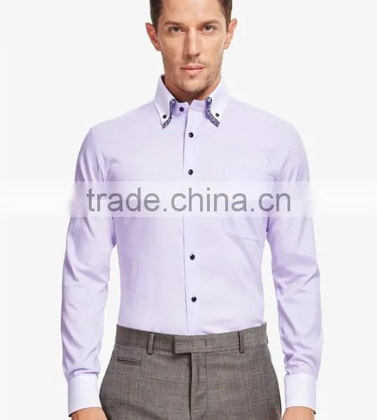 Latest Shirt Designs for Men Double Collar Italian Men Shirt photo-3