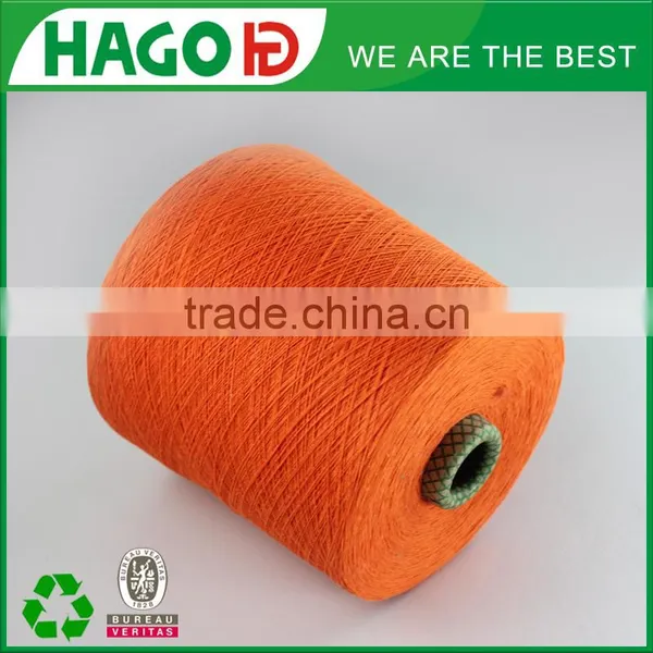 Hago Supply Recycle Polyester and Cotton Blended Yarn for Socks Machine Cheap Price photo-3