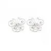 2012 New Design 925 Sterling Silver Bridal Hair Ornament Crystal Bridal Jewelry TL1021