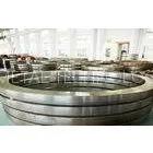 Black Carbon Steel Helical Ring Gear / Rotary Bearing For Car Wheel Rim , High Tolerance Ring