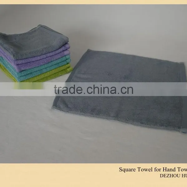 Competitive New Arrival Hot Sale Bamboo Cotton Square Hand Towel photo-3