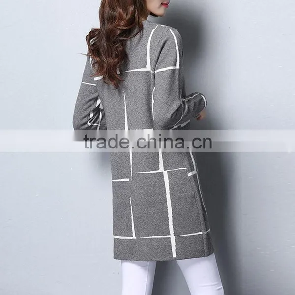 Custom Latest Long Sleeve Girls Knit Pullover Sweater Mini Dresses Wholesale Ladies Casual Dress Designs photo-4