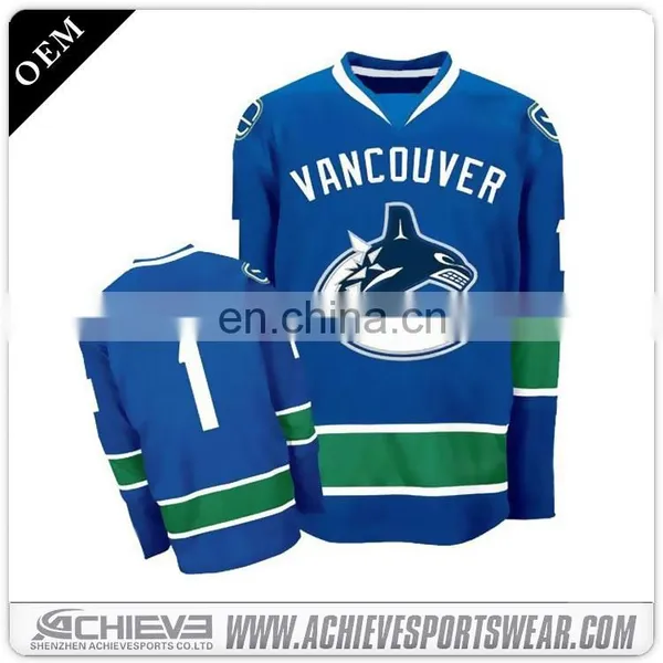 Sublimated Uniform Team Wear Top Custom Ice Hockey Jersey photo-3
