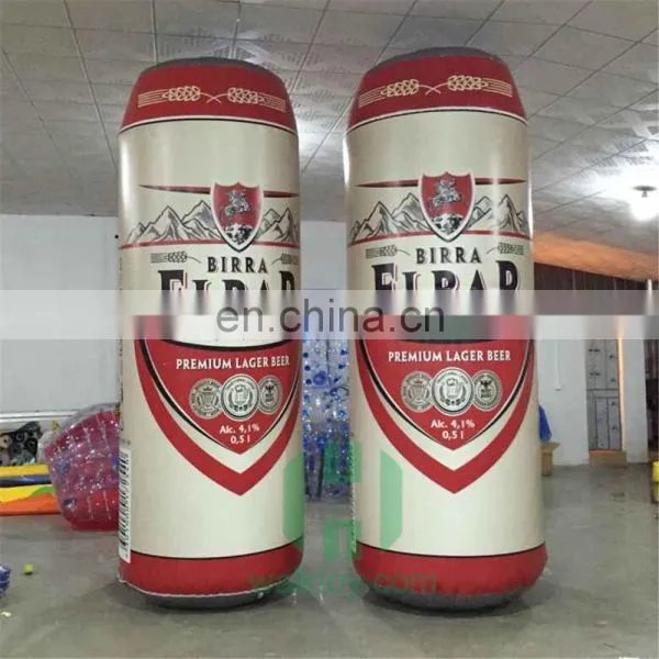 Attractive !giant empty inflatable beer bottle model for adveritsing