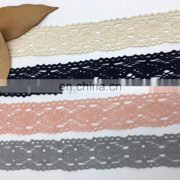 3.4cm OLT950 Colorful Better Cotton Garment Accessories Lace Trim