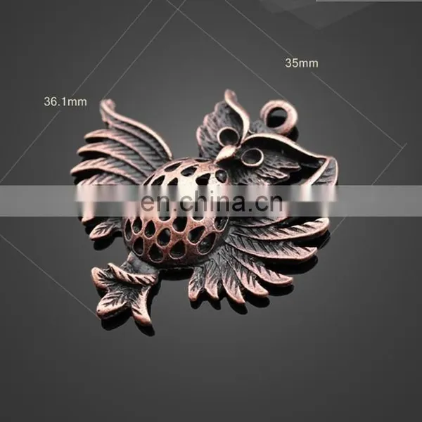 Wholesale Animal Owl Shape Pendant Alloy Pendant Bag Accessories photo-2