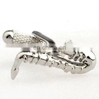 Interesting men's saxophone copper cufflinks,metal shirt cufflinnks for men novelty saxophone cufflinks