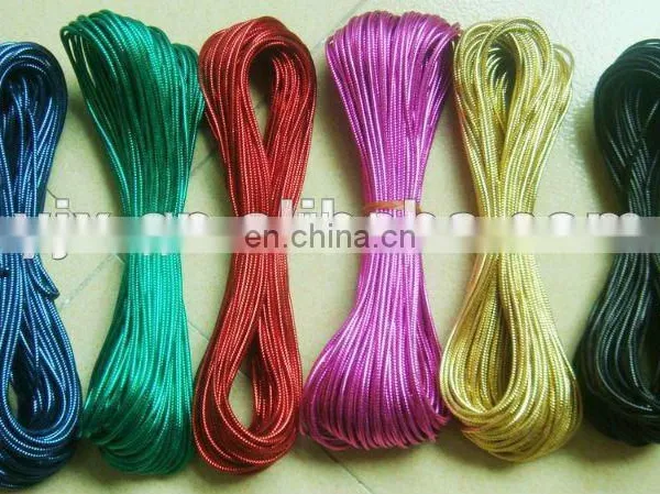 Colourful Gold Elastic Bungee Cord Metallic Bungee Cord With Metal Clips photo-5