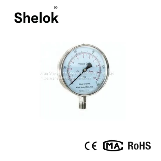 Hot Sale Low Price High Quality Manometer Oil Pressure Gauge photo-2