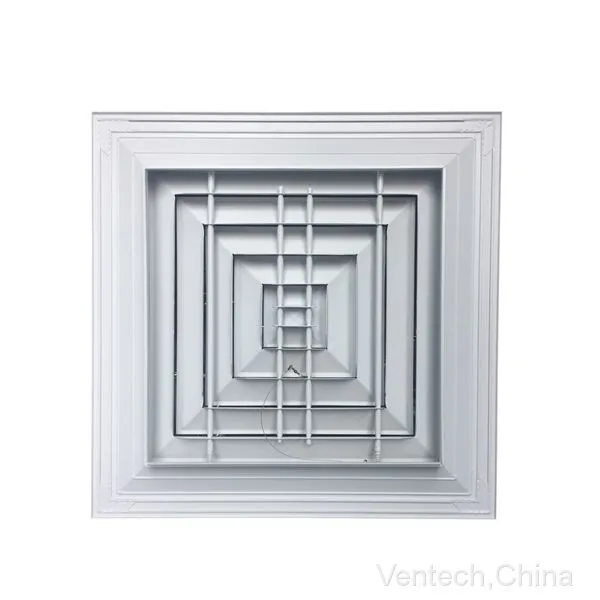 Square Air Conditioning Ventilation Diffuser China Supplier photo-4