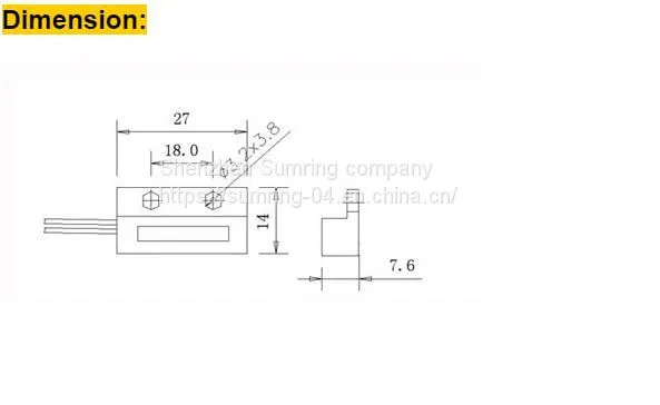 Door window sensor with OEM design welcomed