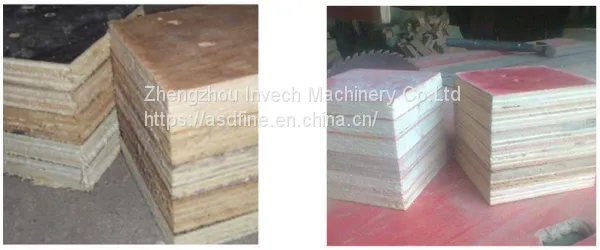 Waste Plywood Blocks Making Machine photo-5