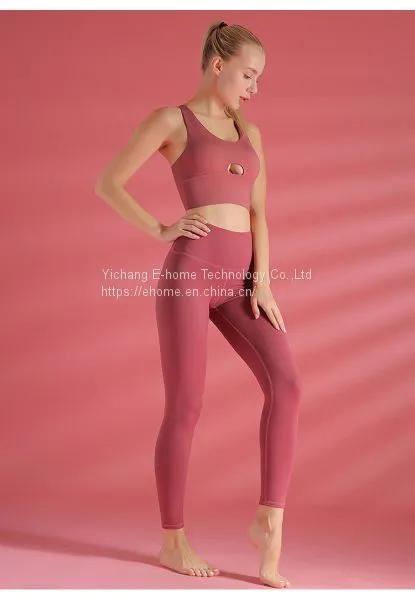 New Design High Waist Tight Yoga Women Tights New Seamless Leggings Set photo-3