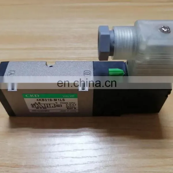 Hot Sales CKD 5/2 Way Solenoid Valve 4KB319-00-M1LS-DC24V photo-4