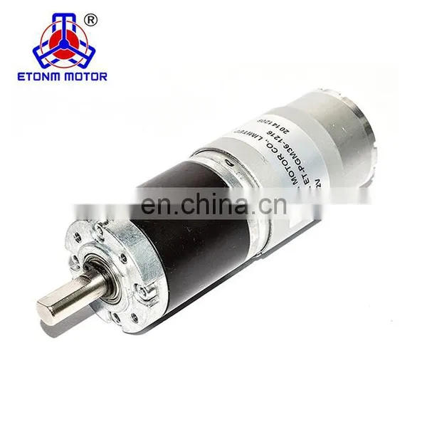 36mm 12v Micro Gear Motor Planetary Gearhead Permanate Magnet Motor photo-4