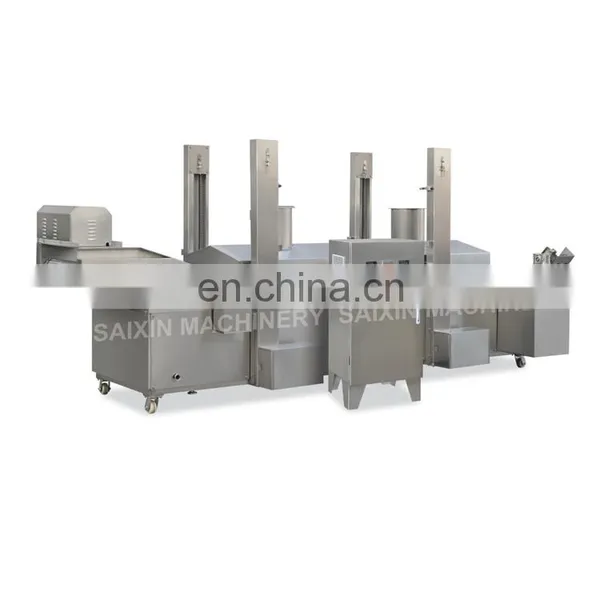 2019high Quality Carrot Garlic Pumpkin Pellet Snacks Automatic Frying Machine Potato Chips Nuts Continuous Fryer photo-4