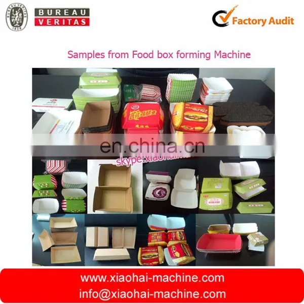 HAS VIDEO Disposable Paper Fast Food Container/box Print Machine With CE Standard photo-6