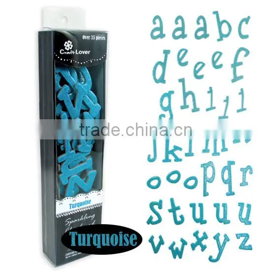 Sparkling Glitter Scrapbook Chipboard Letter Alphabet photo-4