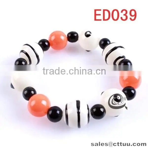 Most Popular Colored Enamel Bracelet With High Tenacity Elastic photo-2