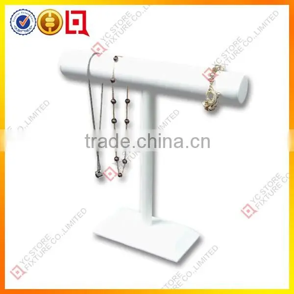 T Bar Acrylic Bracelet Holder Acrylic Jewelry Metal Ornament Display Rack photo-4