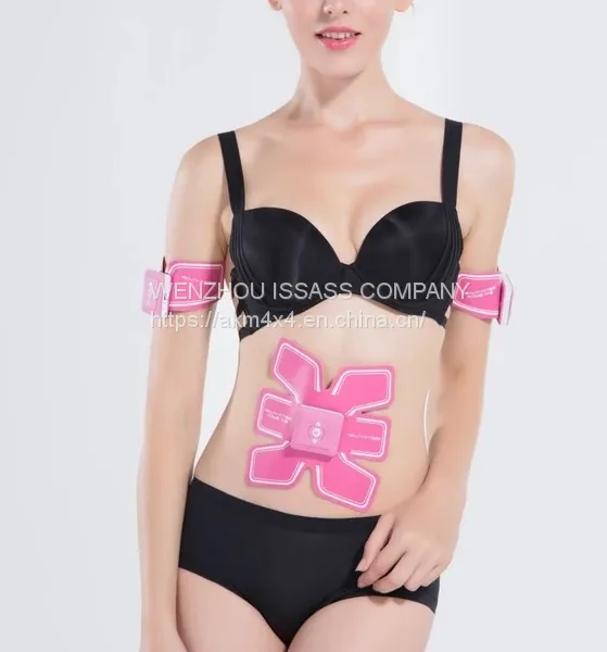 Electric Muscle Stimulator EMS Stimulation Tens Muscle Exerciser Device Body Toning Slimming Belt Fitness photo-2