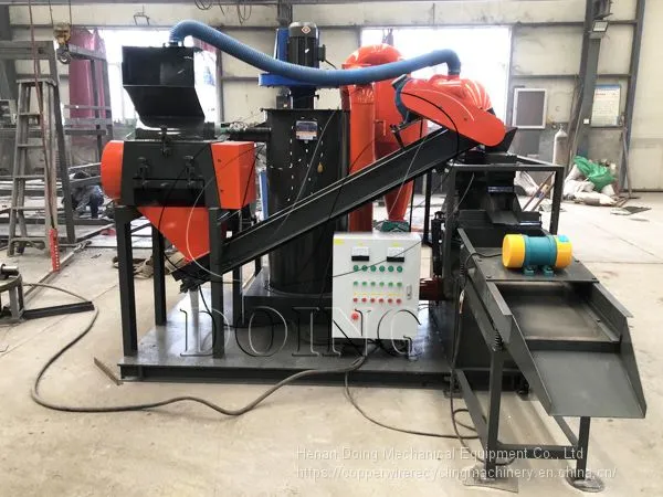 High separating rate copper cable granulator machine