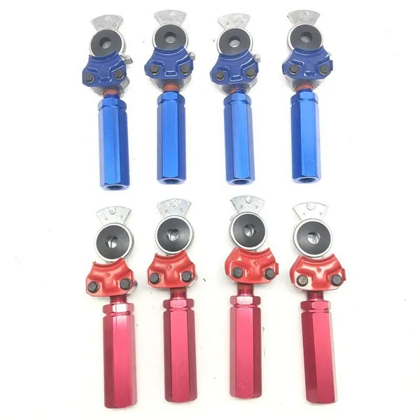 Service Emergency Glad Hand, Anodized Aluminum Extension Handle, Grips and Seals for Semi Truck Trailer Tractor RV, Air Brake Coupling Handshake, Gladhand Connector