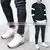 Crack Coated Zip Cuff Jogger Sweatpants Standard Sports