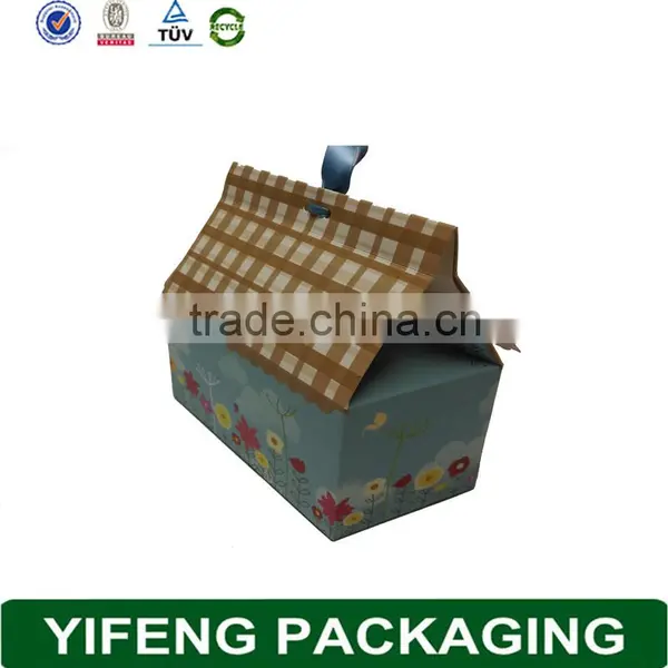 House Shape Happy Wedding Cute Paper Candy Gift Boxes photo-4