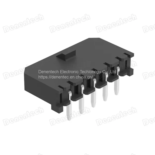 Denentech 3.0mm MX Type Single Row Right Angle DIP With Post Wafer Header photo-2