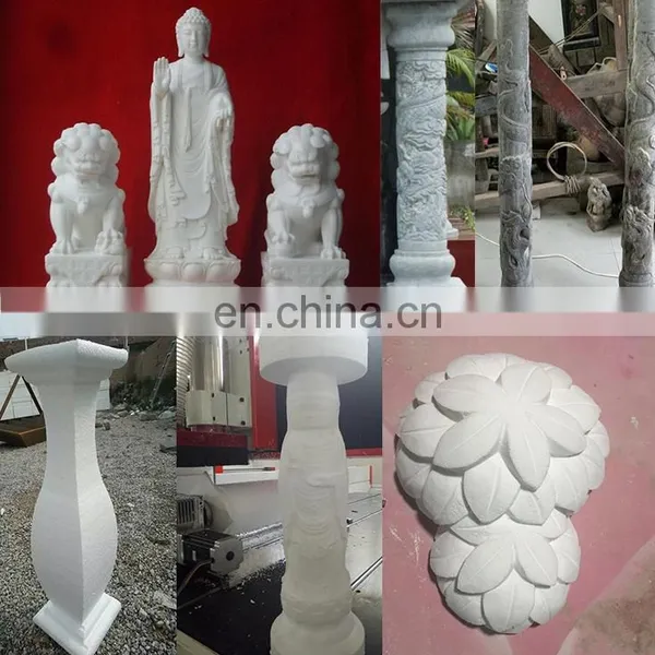 4 Axis CNC Router 180 Swing Degree Rotary Wood Chairs 3D Model Making For 3D People Carving CNC Machine photo-5