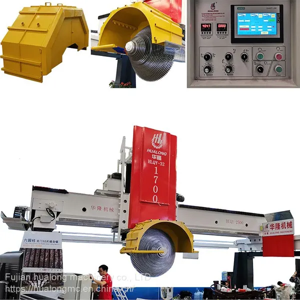 HuaLong Machinery HLQY-32-1700 Machinery High Efficiency Multi-blade Cutting Granite Machine Block Cutting Equipment photo-5