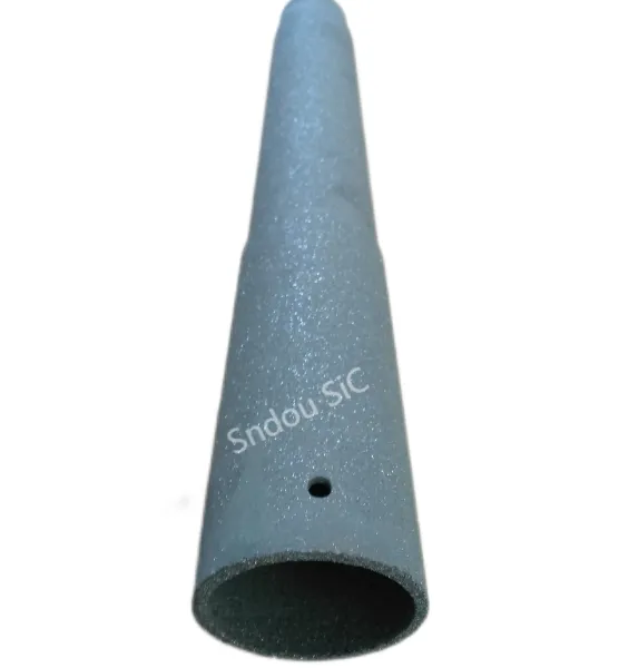Silicon Carbide Ceramic SiC Burner Tubes as RSiC Burner Sleeve With1700C Recrystallized SiC