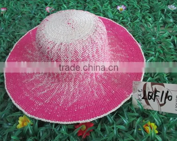 China Hot Sale Ladies Fashion Straw Wholesale Straw Floppy Hats photo-5