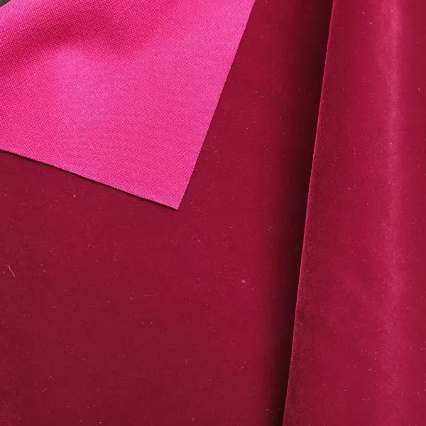 Nylon Flocking Fabrics Weft Knitting Flocked Fabric Velvet Flocking Fabrics Supplier photo-3