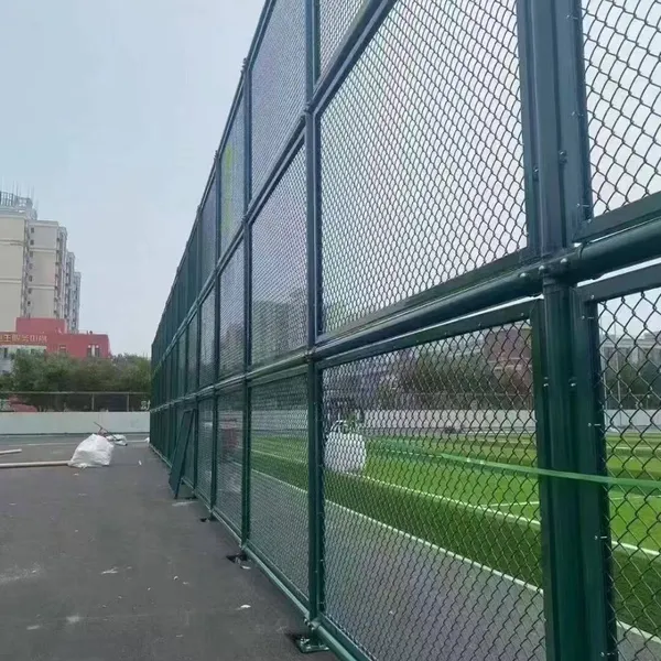 Customized Sports Field Chain Link Fence for Outdoor Playground Basketball Court and Stadium Protective Enclosure photo-2
